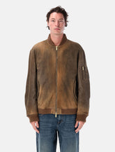 Unisex brown bomber jacket -  | Spazio Pritelli