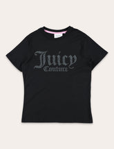 Rhinestone logo girl's t-shirt Juicy Couture -  | Spazio Pritelli