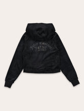 Velour girl's hoodie with rhinestone logo Juicy Couture -  | Spazio Pritelli