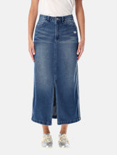 Adidas Originals Adicolor 3-Stripes Denim Pencil Skirt -  | Spazio Pritelli