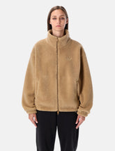 Adidas Originals Camel Fleece Zip Jacket -  | Spazio Pritelli