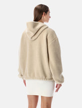 Adidas Originals beige teddy hoodie -  | Spazio Pritelli