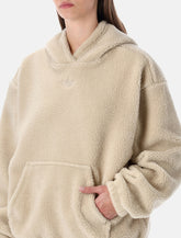 Adidas Originals beige teddy hoodie -  | Spazio Pritelli