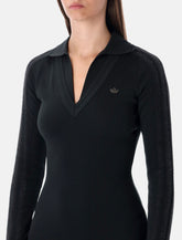 Adidas Originals black ribbed mini dress -  | Spazio Pritelli