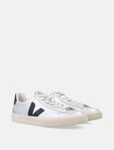 Veja Campo silver and black leather sneakers -  | Spazio Pritelli