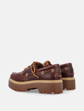 Timberland Leather Platform Boat Shoes -  | Spazio Pritelli