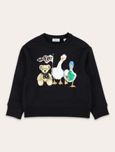 Kid - Burberry Black Thomas Bear and Friends Sweatshirt -  | Spazio Pritelli