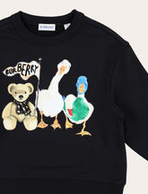 Kid - Burberry Black Thomas Bear and Friends Sweatshirt -  | Spazio Pritelli