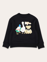 Kid - Burberry Black Thomas Bear and Friends Sweatshirt -  | Spazio Pritelli