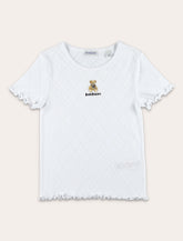 Kid - Burberry Thomas Bear Cotton T-Shirt -  | Spazio Pritelli