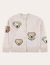 Kid - Burberry Thomas Bear Wool Cardigan -  | Spazio Pritelli