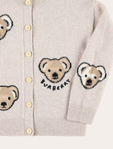 Kid - Burberry Thomas Bear Wool Cardigan -  | Spazio Pritelli