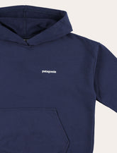 Patagonia Kids Cotton Hoody Sweatshirt Navy -  | Spazio Pritelli