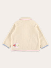 Stella McCartney Kids Dove Embroidered Fleece Jacket -  | Spazio Pritelli