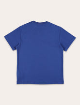 Off-White Kids Logo Bookish Cotton T-shirt in Blue -  | Spazio Pritelli