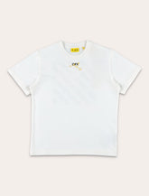 Off-White Kids White Cotton Splat T-shirt with Paint Effect Print -  | Spazio Pritelli