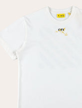 Off-White Kids White Cotton Splat T-shirt with Paint Effect Print -  | Spazio Pritelli