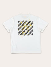 Off-White Kids White Cotton Splat T-shirt with Paint Effect Print -  | Spazio Pritelli