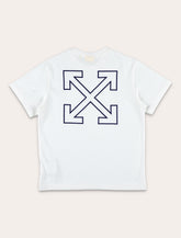 Off-White Kids white t-shirt with Arrow logo -  | Spazio Pritelli