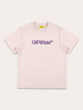 Off-White Kids pink logo t-Shirt -  | Spazio Pritelli