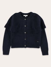Chloé kids knitted cape cardigan -  | Spazio Pritelli