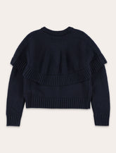 Chloé kids knitted cape cardigan -  | Spazio Pritelli