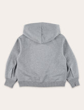 Chloé kids brushed fleece logo hoodie -  | Spazio Pritelli