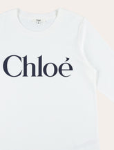 Chloé t-shirt a maniche lunghe con logo da bambina -  | Spazio Pritelli