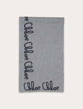 Chloé kids’ knitted scarf in cotton and wool -  | Spazio Pritelli