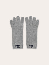 Kid - Chloé Cotton Wool Knit Gloves Grey -  | Spazio Pritelli