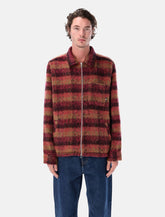 HUF Megablast Plaid Fuzzy Jacket -  | Spazio Pritelli