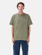 Obey Lowercase Pigment Dyed Cotton T-Shirt -  | Spazio Pritelli