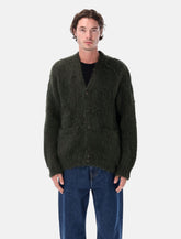 Obey Brushed Patron V-Neck Cardigan -  | Spazio Pritelli