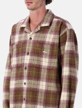 Obey Laurel Woven Cotton Plaid Shirt -  | Spazio Pritelli