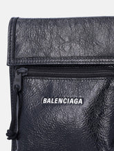 Balenciaga Black Grained Leather Crossbody Bag -  | Spazio Pritelli