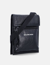 Balenciaga Black Grained Leather Crossbody Bag -  | Spazio Pritelli