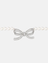 Pearl Bow Necklace -  | Spazio Pritelli