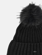 Goldbergh Una beanie with pompon in chunky knit -  | Spazio Pritelli