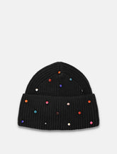 Goldbergh Dream beanie with multicolor crystals -  | Spazio Pritelli