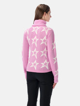 Perfect Moment merino wool Star Dust pink sweater -  | Spazio Pritelli