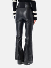 Perfect Moment black faux leather flared ski pants -  | Spazio Pritelli