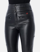 Perfect Moment black faux leather flared ski pants -  | Spazio Pritelli
