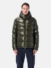 Moncler Maya short down jacket in shiny nylon -  | Spazio Pritelli
