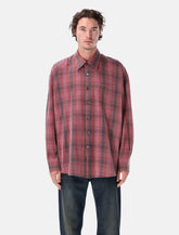 Our Legacy oversized Idaho check flannel Borrowed shirt -  | Spazio Pritelli