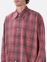 Our Legacy oversized Idaho check flannel Borrowed shirt -  | Spazio Pritelli