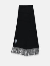 Our Legacy Black Wool Scarf with Fringes -  | Spazio Pritelli