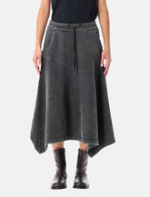 Our Legacy lounge cotton skirt with asymmetric hem -  | Spazio Pritelli