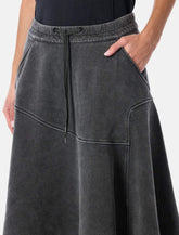 Our Legacy lounge cotton skirt with asymmetric hem -  | Spazio Pritelli