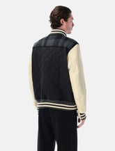 Junya Watanabe wool and leather varsity jacket -  | Spazio Pritelli