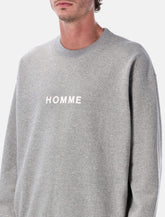 Comme des Garçons Homme Cotton Logo Sweatshirt -  | Spazio Pritelli